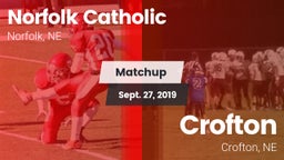 Matchup: Norfolk Catholic vs. Crofton  2019