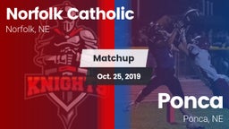Matchup: Norfolk Catholic vs. Ponca  2019