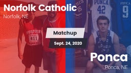 Matchup: Norfolk Catholic vs. Ponca  2020