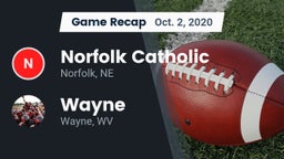 Recap: Norfolk Catholic  vs. Wayne  2020