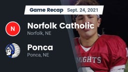 Recap: Norfolk Catholic  vs. Ponca  2021