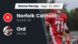 Recap: Norfolk Catholic  vs. Ord  2021