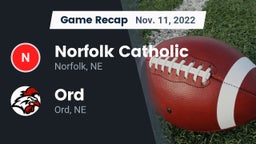 Recap: Norfolk Catholic  vs. Ord  2022