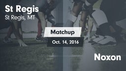 Matchup: St Regis vs. Noxon  2016