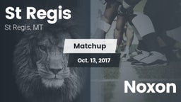 Matchup: St Regis HS vs. Noxon  2017
