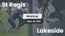 Matchup: St Regis HS vs. Lakeside  2019