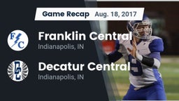 Recap: Franklin Central  vs. Decatur Central  2017