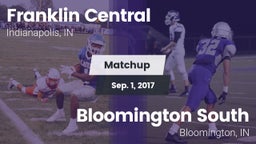 Matchup: Franklin Central vs. Bloomington South  2017