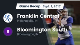 Recap: Franklin Central  vs. Bloomington South  2017