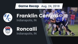 Recap: Franklin Central  vs. Roncalli  2018