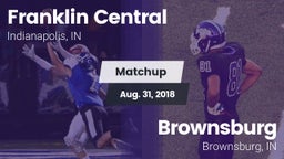 Matchup: Franklin Central vs. Brownsburg  2018