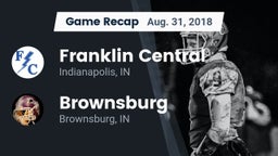 Recap: Franklin Central  vs. Brownsburg  2018