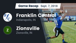 Recap: Franklin Central  vs. Zionsville  2018