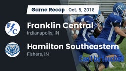 Recap: Franklin Central  vs. Hamilton Southeastern  2018