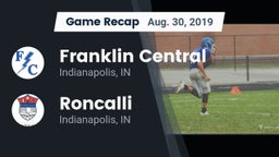 Recap: Franklin Central  vs. Roncalli  2019