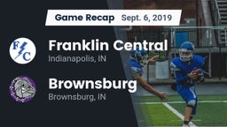 Recap: Franklin Central  vs. Brownsburg  2019