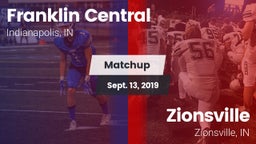 Matchup: Franklin Central vs. Zionsville  2019