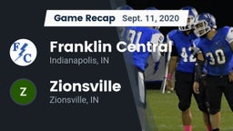 Recap: Franklin Central  vs. Zionsville  2020