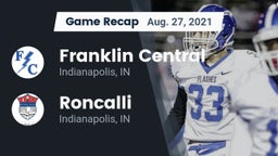 Recap: Franklin Central  vs. Roncalli  2021