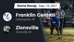 Recap: Franklin Central  vs. Zionsville  2021