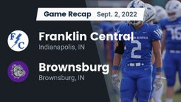 Recap: Franklin Central  vs. Brownsburg  2022