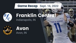 Recap: Franklin Central  vs. Avon  2022