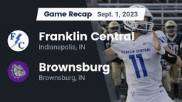 Recap: Franklin Central  vs. Brownsburg  2023
