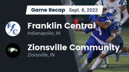 Recap: Franklin Central  vs. Zionsville Community  2023