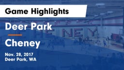 Deer Park  vs Cheney  Game Highlights - Nov. 28, 2017