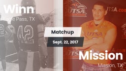 Matchup: Winn  vs. Mission  2017