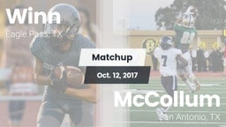 Matchup: Winn  vs. McCollum  2017