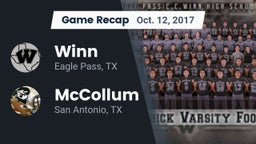 Recap: Winn  vs. McCollum  2017