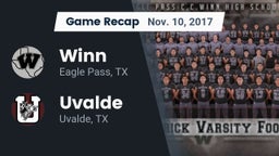 Recap: Winn  vs. Uvalde  2017