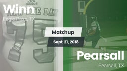 Matchup: Winn  vs. Pearsall  2018