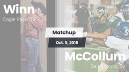 Matchup: Winn  vs. McCollum  2018