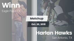 Matchup: Winn  vs. Harlan Hawks  2018