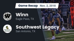 Recap: Winn  vs. Southwest Legacy  2018
