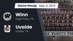 Recap: Winn  vs. Uvalde  2019