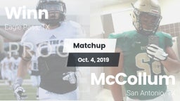 Matchup: Winn  vs. McCollum  2019