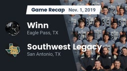 Recap: Winn  vs. Southwest Legacy  2019