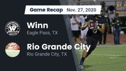 Recap: Winn  vs. Rio Grande City  2020