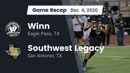 Recap: Winn  vs. Southwest Legacy  2020