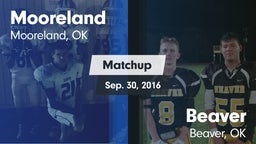Matchup: Mooreland High vs. Beaver  2016