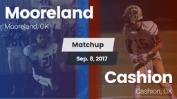 Matchup: Mooreland High vs. Cashion  2017