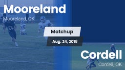 Matchup: Mooreland High vs. Cordell  2018