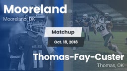 Matchup: Mooreland High vs. Thomas-Fay-Custer  2018