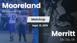 Matchup: Mooreland High vs. Merritt  2019