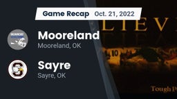 Recap: Mooreland  vs. Sayre  2022