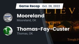 Recap: Mooreland  vs. Thomas-Fay-Custer  2022