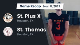Recap: St. Pius X  vs. St. Thomas  2019
